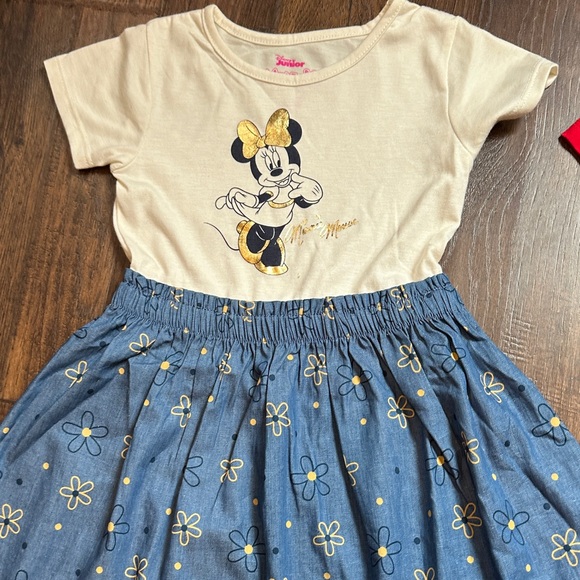 Disney Minnie Mouse Kids Dress & Short Set 5T - Picture 4 of 6